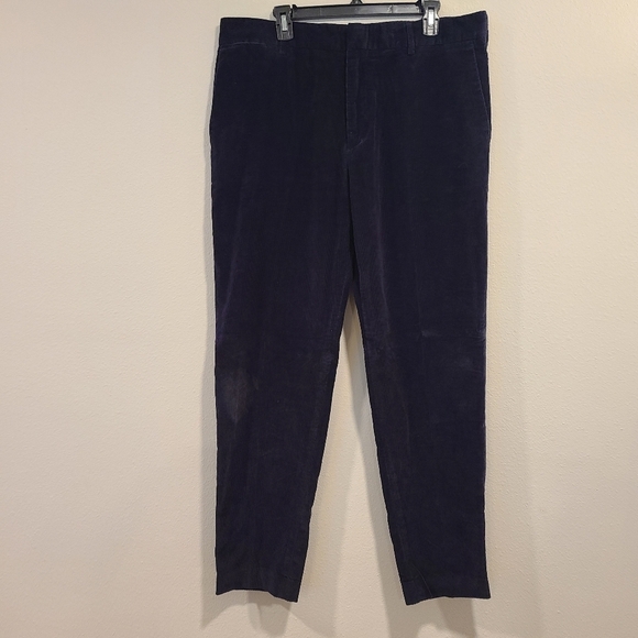 Paul Smith Tapered Fit Navy Corduroy Trousers -Size 36 - Picture 1 of 5